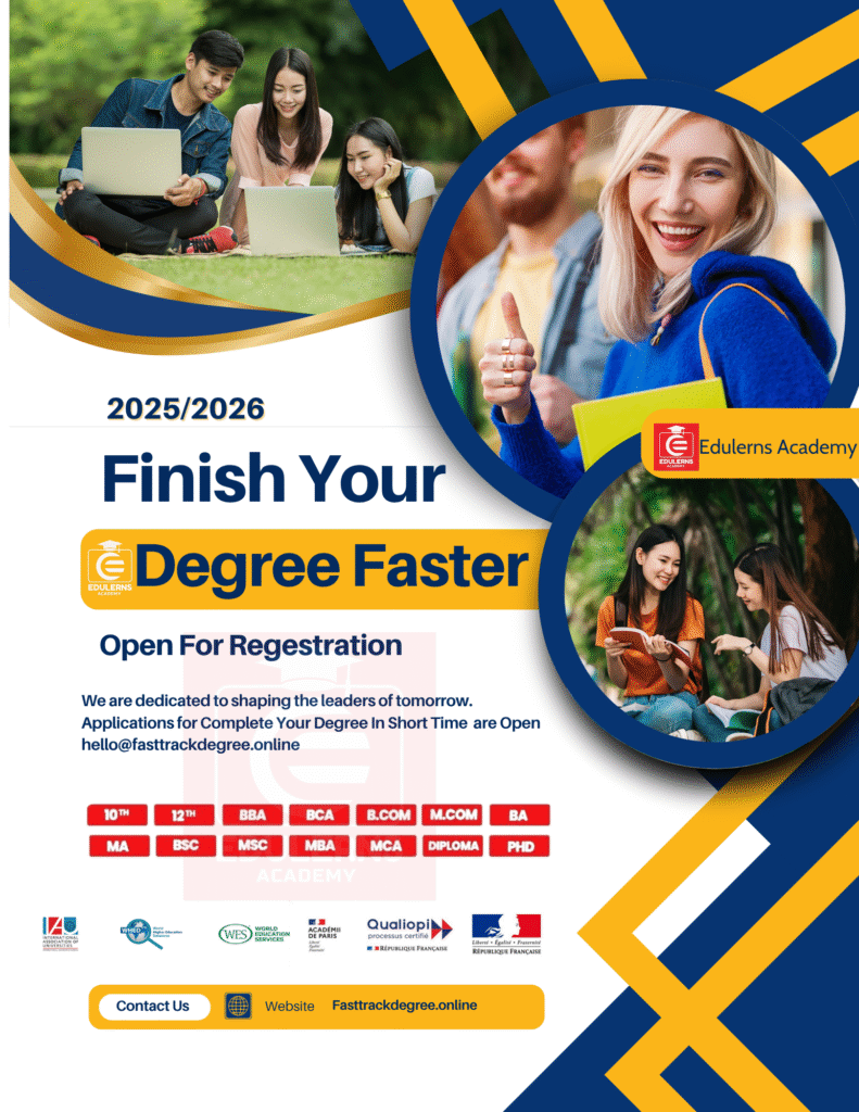online degree in one year